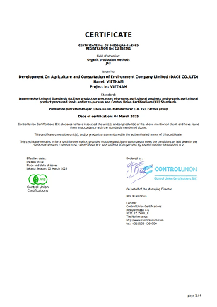 Certifications