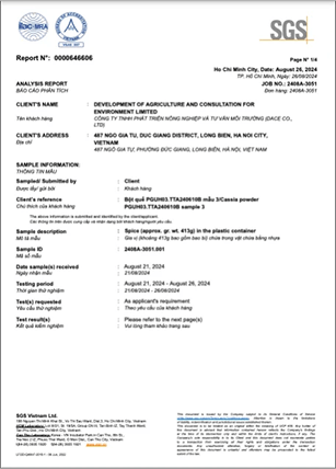 Mercury Test Report