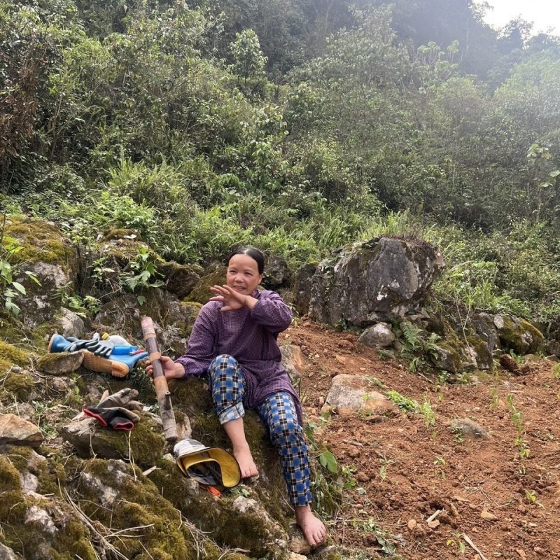 Farmer in Cao Bang resting